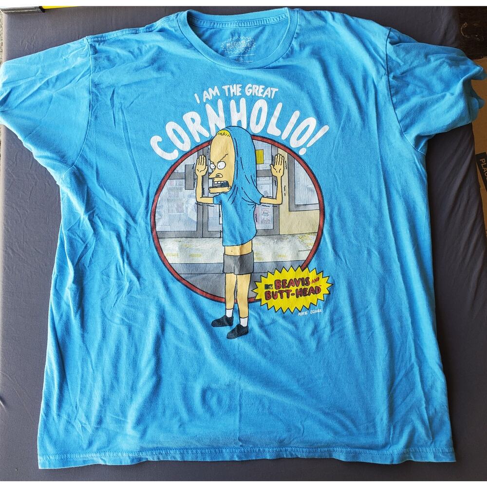 I am the great Cornholio Beavis and Butthead Tee Shirt. XL. FREE SHIPPING